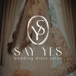 logo for Say Yes wedding dress salon