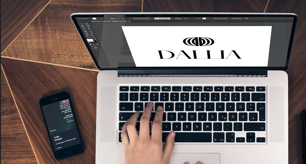 dalia-m Dallia logo design process