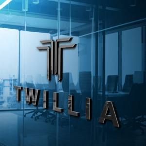 Modern Twillia logo design